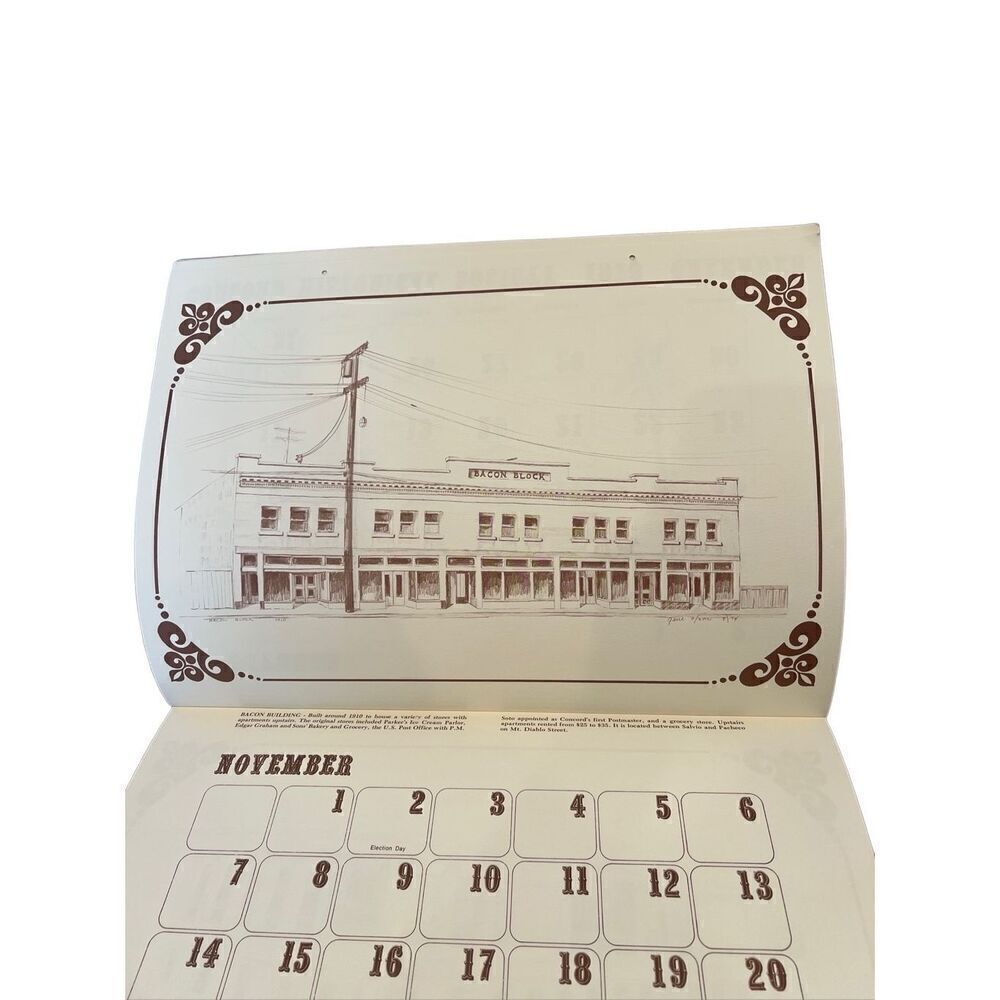 1976 Old Concord Calender